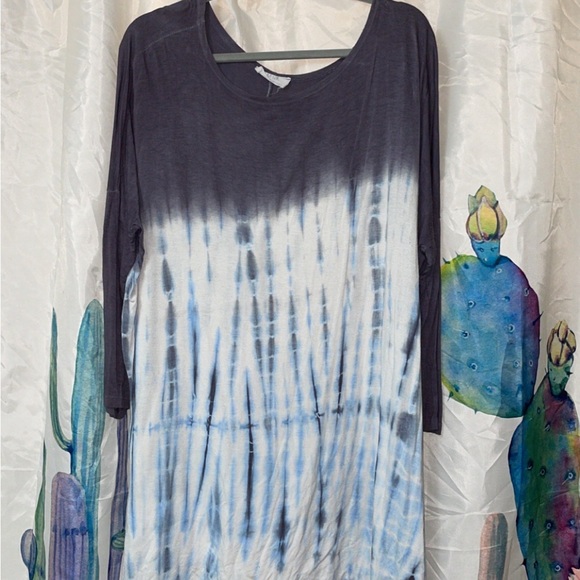 Peach Love California tie dye swing dress - Picture 6 of 10